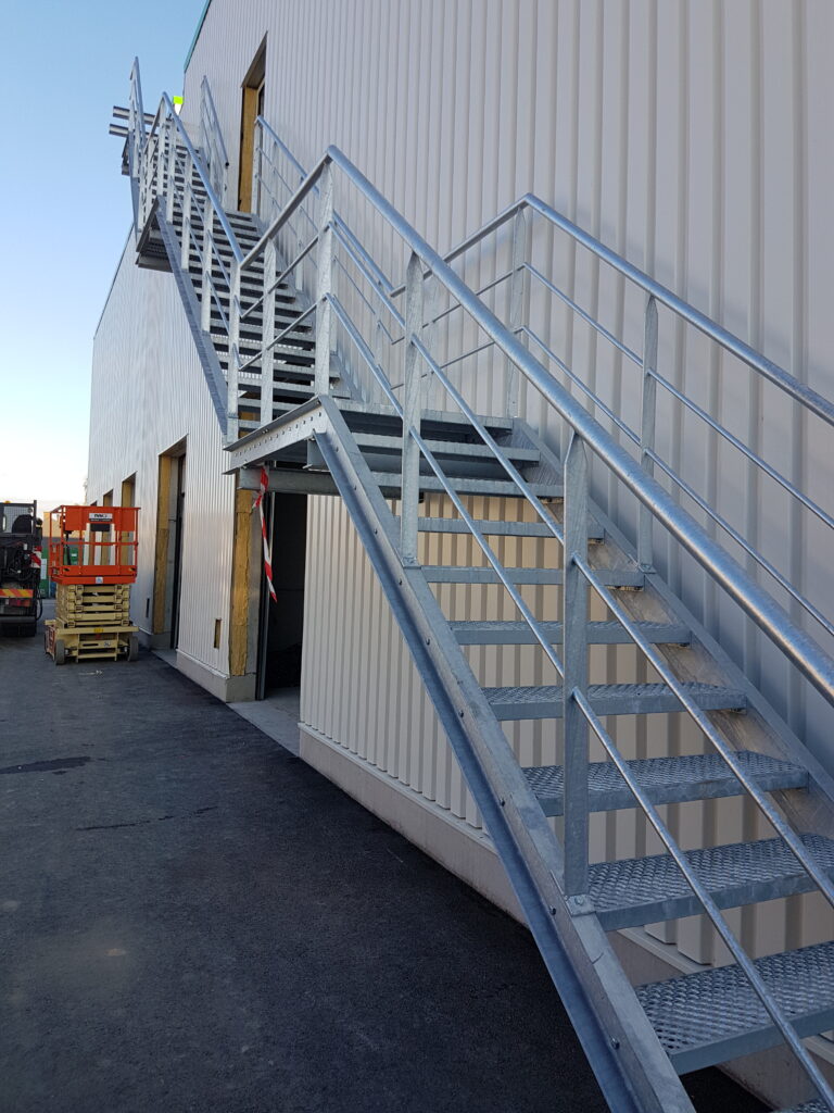 zijtrap gebouw